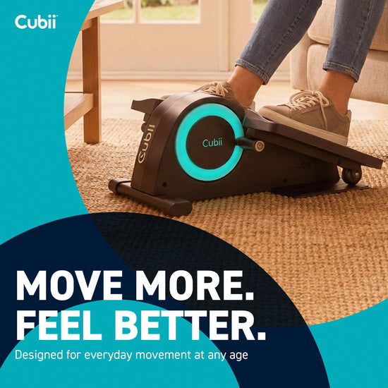 Cubii JR1 elliptical trainer — under desk design for home fitness