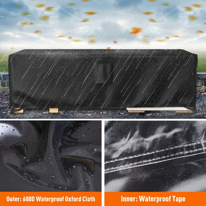 Storage cover — Waterproof outdoor furniture cover with heavy duty 600D material