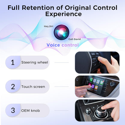 TERUNSOUl wireless carPlay adapter — convert wired to wireless with easy setup