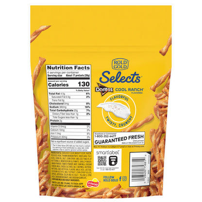 Rold Gold pretzel twists — dill pickle flavor