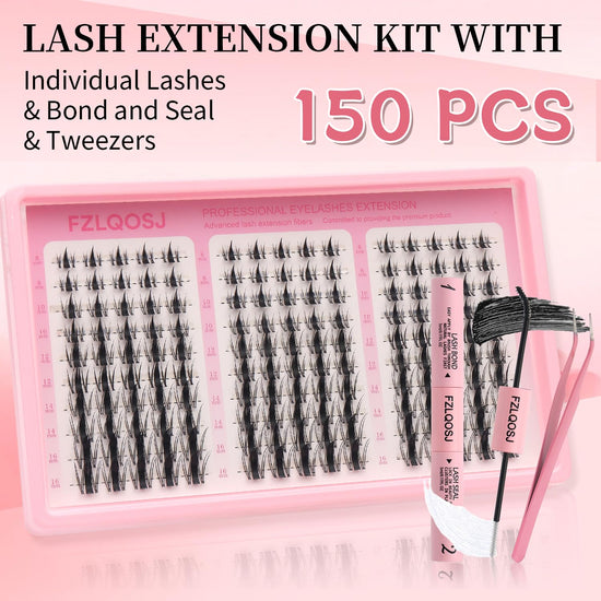 Clusters Kit. Eyelash Clusters Eit.Natural Lash Clusters. FZLQOSJ Manga Lash Clusters. Cluster Eyelash Extensions. False Eyelashes & Adhesives.Pro Lash (Aesthetic‌ kit 150pcs)