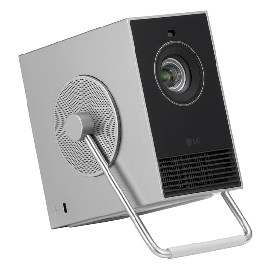 LG CineBeam Q HU710PB video projector — 4K resolution with auto screen adjustment and focus