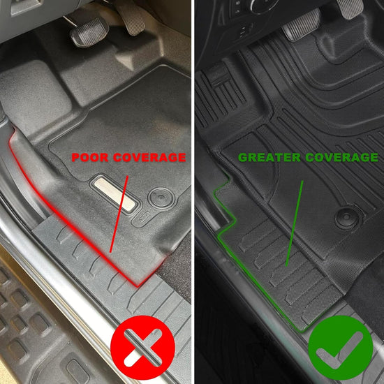 AOMSAZTO vehicle mat — Custom fit all weather cargo liner for Ford F150 2015-2026 Super Crew Cab
