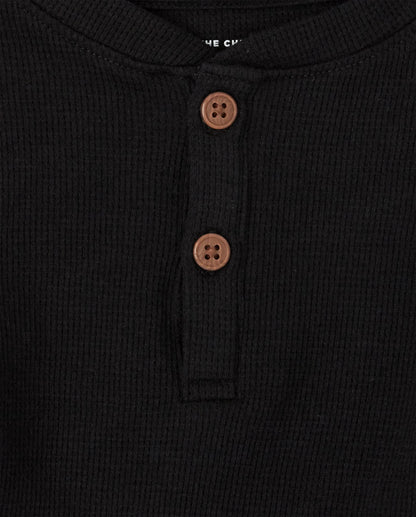 Shirt — long sleeve thermal henley from The Children's Place