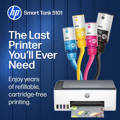 HP Smart-Tank wireless printer — includes up to 2 years of ink