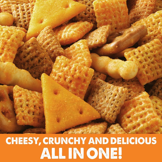Chex Mix snack mix — turtle, honey BBQ, spicy, sweet and hot