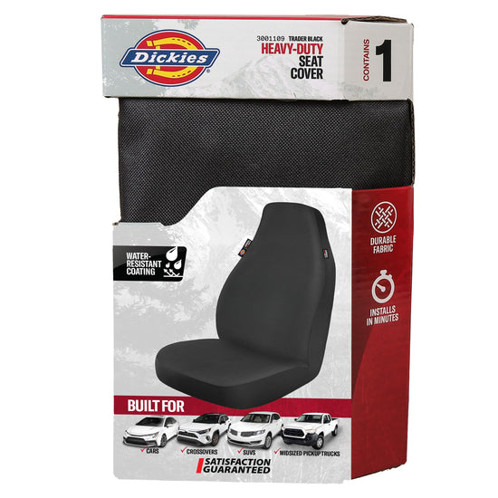 Dickies vehicle seat cover — heavy duty water-resistant design