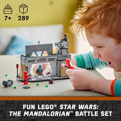 LEGO Star Wars building set – Paz Vizsla and Moff Gideon battle with 4 minifigures