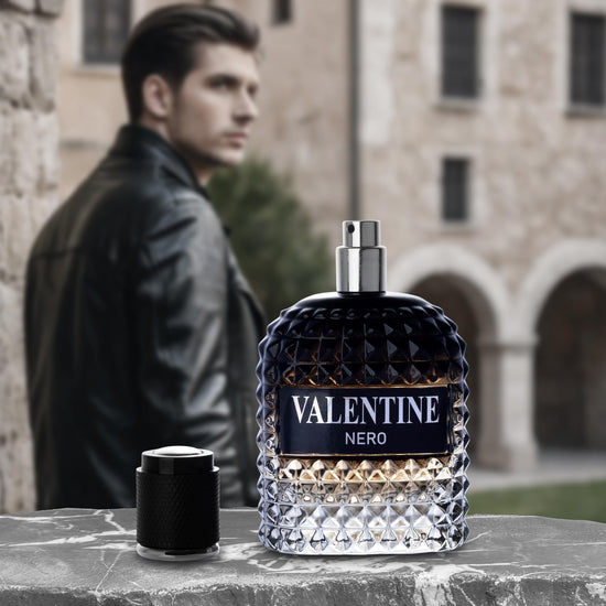 Personal fragrance — Woody aromatic scent with floral and mineral notes by Valentine Nero 100ml
