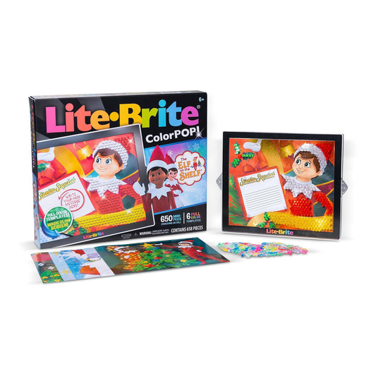 Lite-Brite electronic learning toy — color pop feature
