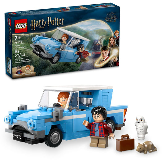 LEGO Harry Potter Flying Ford Anglia toy building block set with minifigures 76424LEGO Harry Potter Flying Ford Anglia toy building block set with minifigures 76424LEGO Harry Potter Flying Ford Anglia toy building block set with minifigures 76424