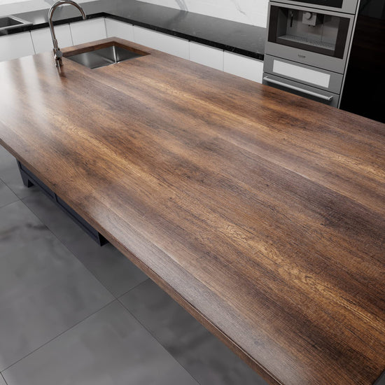 Wallpaper — Brown wood design by Decotalk