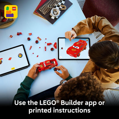 LEGO Speed Champions building blocks – Lightning McQueen race car toy for ages 9+