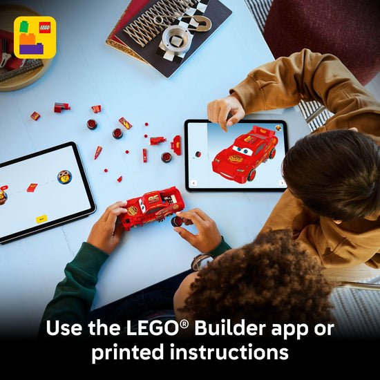 LEGO Speed Champions building blocks – Lightning McQueen race car toy for ages 9+