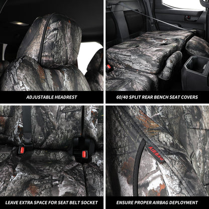 Coverexpert vehicle seat cover — waterproof neoprene camo for Nissan Frontier 2022-2026
