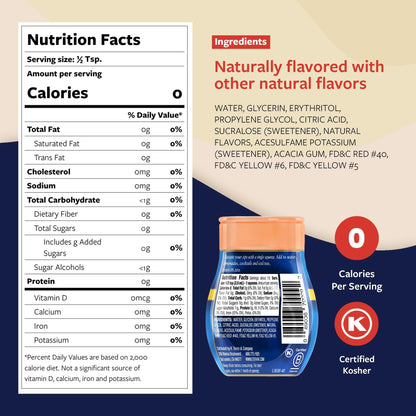 Torani flavored drink concentrate — sugar free raspberry variation