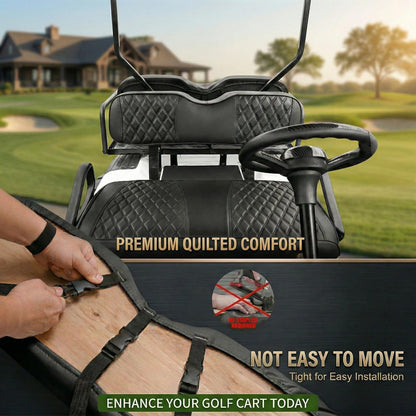 SugarFox vehicle seat cover — PU leather for EZGO TXT and RXV models