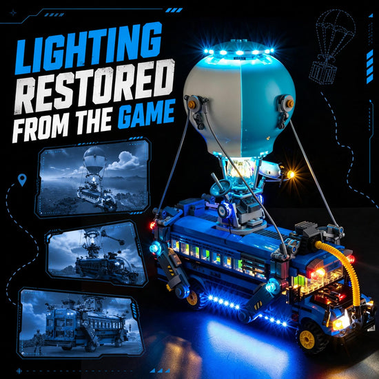 Kyglaring Light Kit for LEGO 77073 Fortnite Battle Bus Set, Lights Only