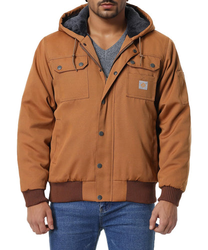 TUAOVA coat — Fleece lined and waterproof with multiple pockets and hood