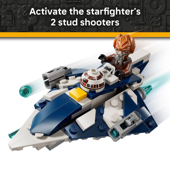 LEGO Star Wars Plo Koon’s Jedi Starfighter Microfighter - Building toy for kids 6+