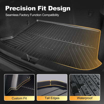 AOMSAZTO cargo liner - Custom fit all-weather trunk mat for Mazda CX-30 2019-2026.