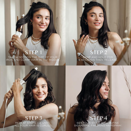 Kristin Ess Hair 2 Inch Titanium Curling Iron — Big blowout waves and volume