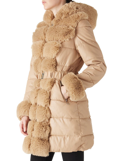 RISISSIDA coat — Cold-resistant puffer jacket with fur lined hood