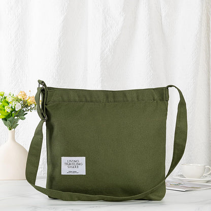 Covelin women's retro canvas shoulder bag hobo crossbody handbag