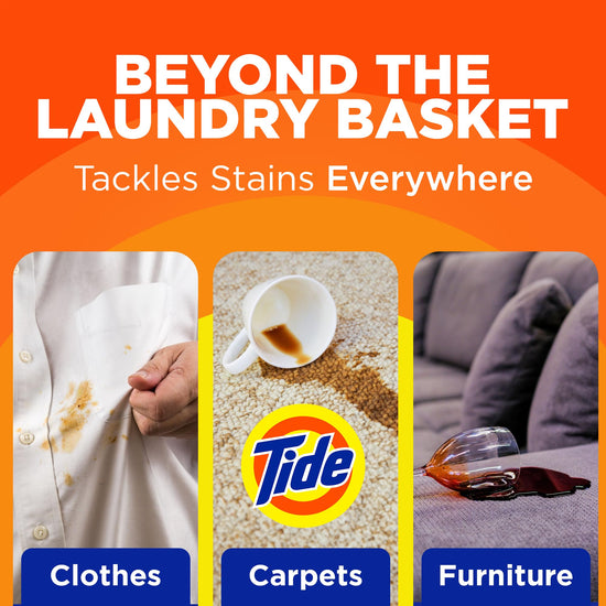 Tide laundry stain remover spray with Oxi — stain remover for tough stains