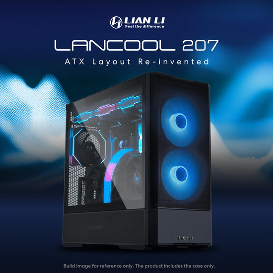 Computer chassis — Lian Li Lancool 216 RGB with tempered glass and steel construction