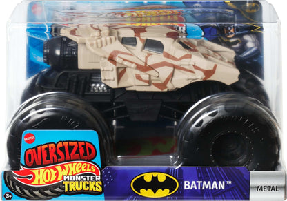 Hot Wheels monster trucks — oversized vehicles with big wheels and monster designs