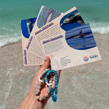 Fahlo dolphin tracking bracelet — supports FIU marine conservation