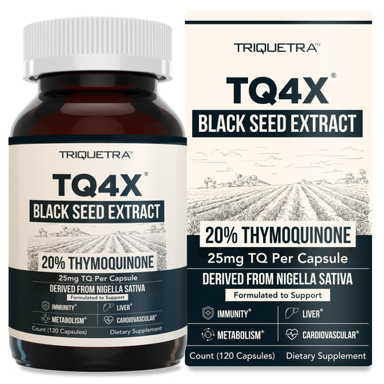 Nutritional supplement — 20% thymoquinone black seed oil extract capsules 60 countNutritional supplement — TQ-Advanced 4X thymoquinone capsules 60 count 100MG or 50MG