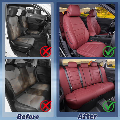 HKZ vehicle seat covers — leather car seat protector for Honda Accord 2023-2026