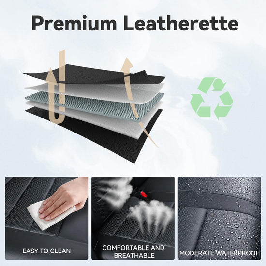 coverdream HR-V seat covers - luxury waterproof leather protector for Honda HR-V