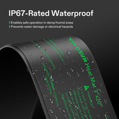 VIVOSUN plant seedling heat mat — durable and waterproof design
