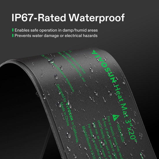 VIVOSUN plant seedling heat mat — durable and waterproof design
