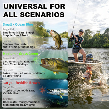 Sea Urchin Baits for Bass Fishing, 12-Piece Soft Creature-Style Dice Baits