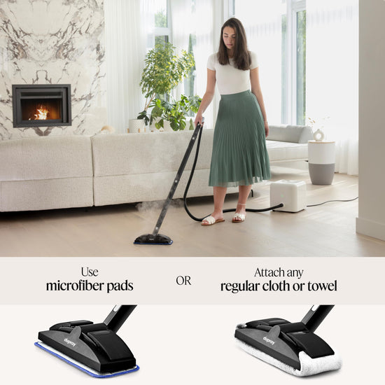 Dupray Neat steam cleaner — includes accessory kit