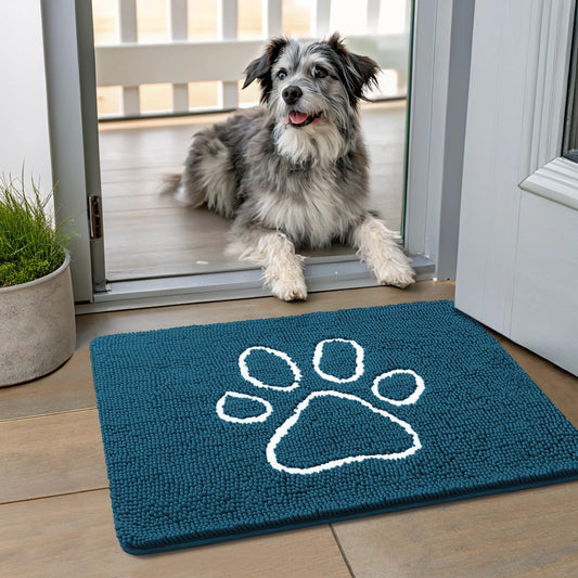 Smiry dog rug — Absorbent dirt trapper with non slip quick dry feature