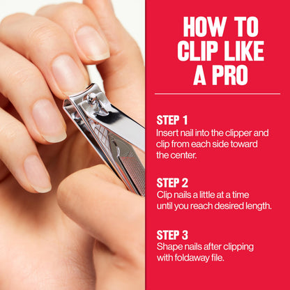 Revlon nail clipper — durable stainless steel design