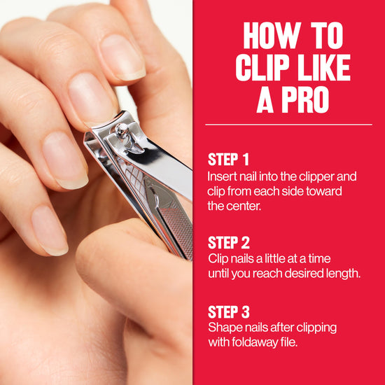 Revlon nail clipper — durable stainless steel design