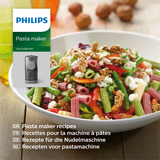 Philips Pasta Maker — Compact design for easy storage and use.