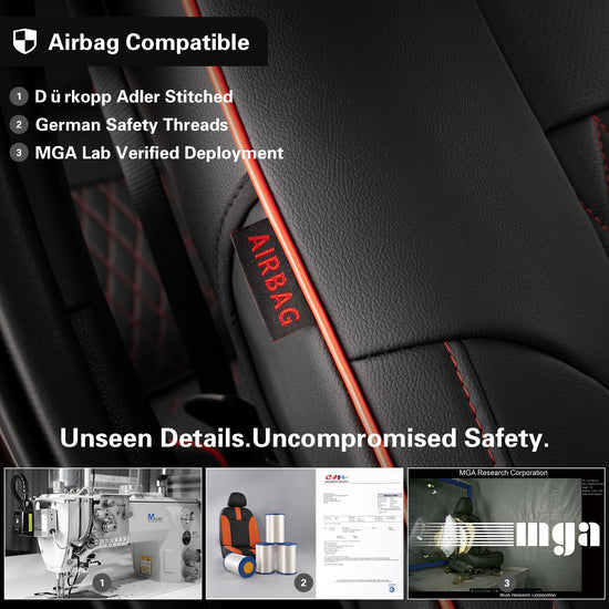EKR Wrangler seat covers - Custom fit leather covers for Jeep Wrangler 4XE 2023-2025