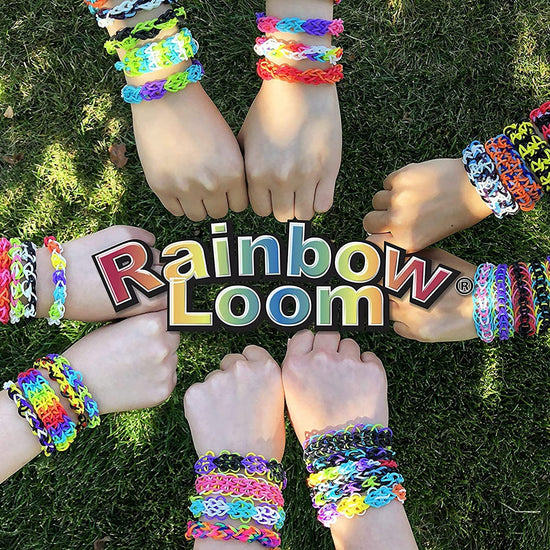 ART_CRAFT_KIT — Rainbow Loom mega combo set with 7000+ rubber bands and organizer case