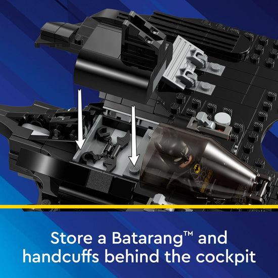 LEGO DC Batwing playset – features 2 minifigures and Batwing toy from 1989 movie