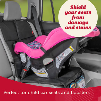 Vehicle seat cover — Gray child car seat protector