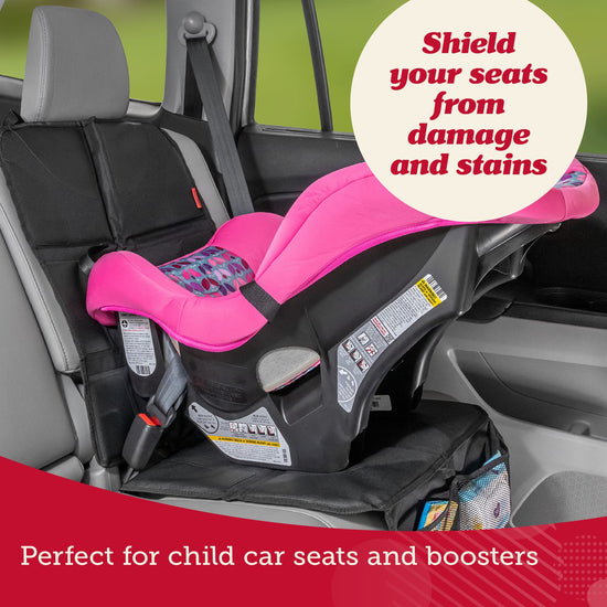 Vehicle seat cover — Gray child car seat protector