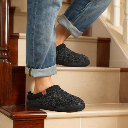 MERRIMAC men's slippers — comfy memory foam non slip design
