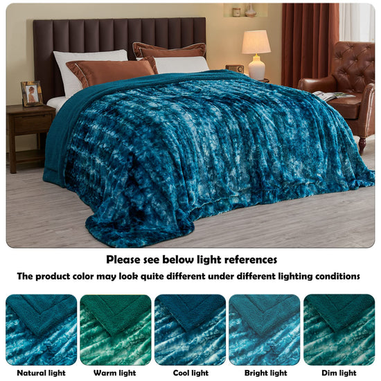 Blanket — Super soft faux fur with sherpa backing for warmth and coziness